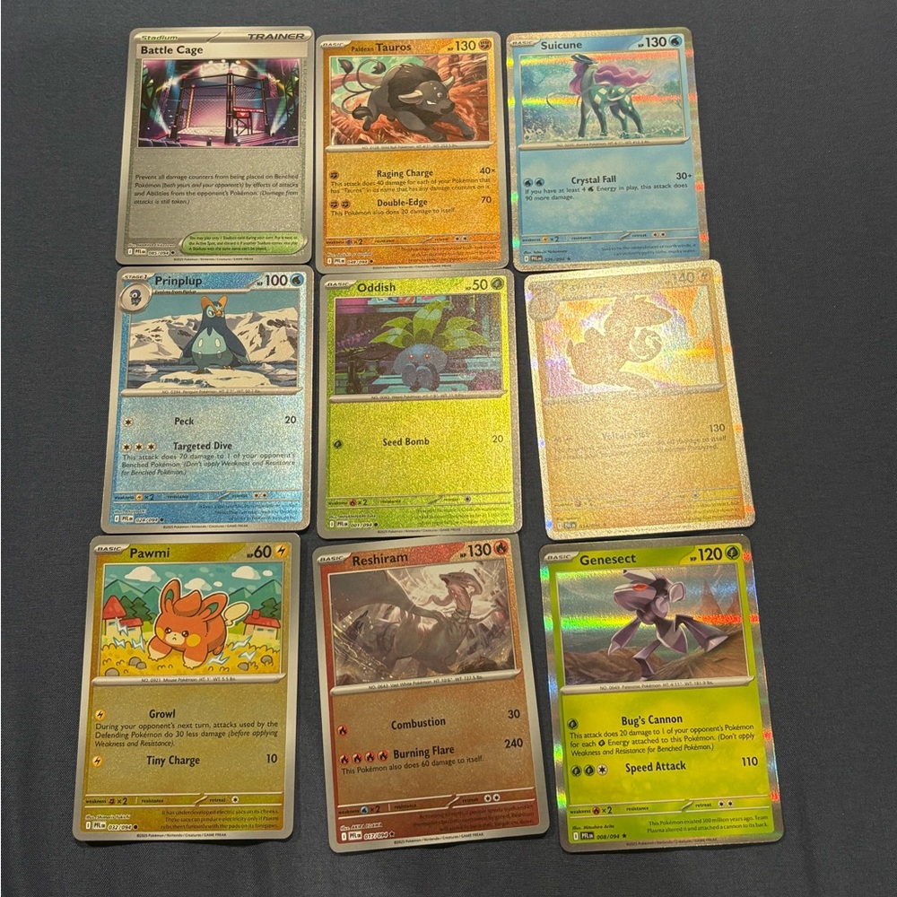 Pokemon trading cards lot of 9